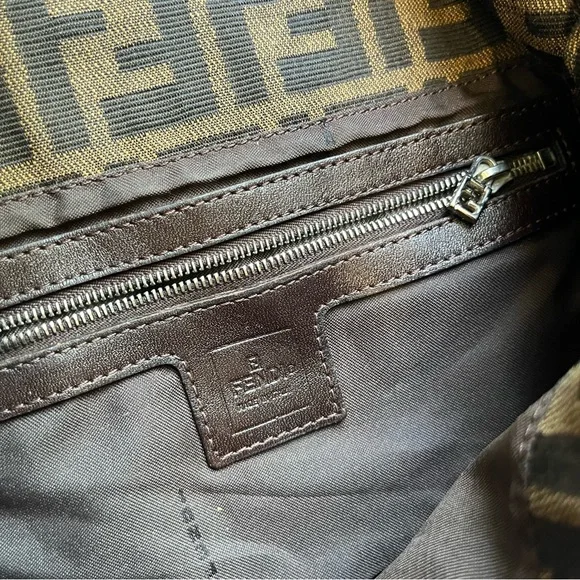 Fendi Brown and Black Shoulder Bag - Picture 13 of 14